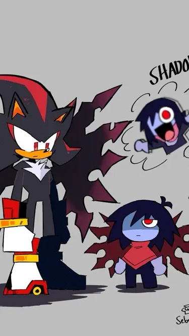 ai character: Kris and shadow background