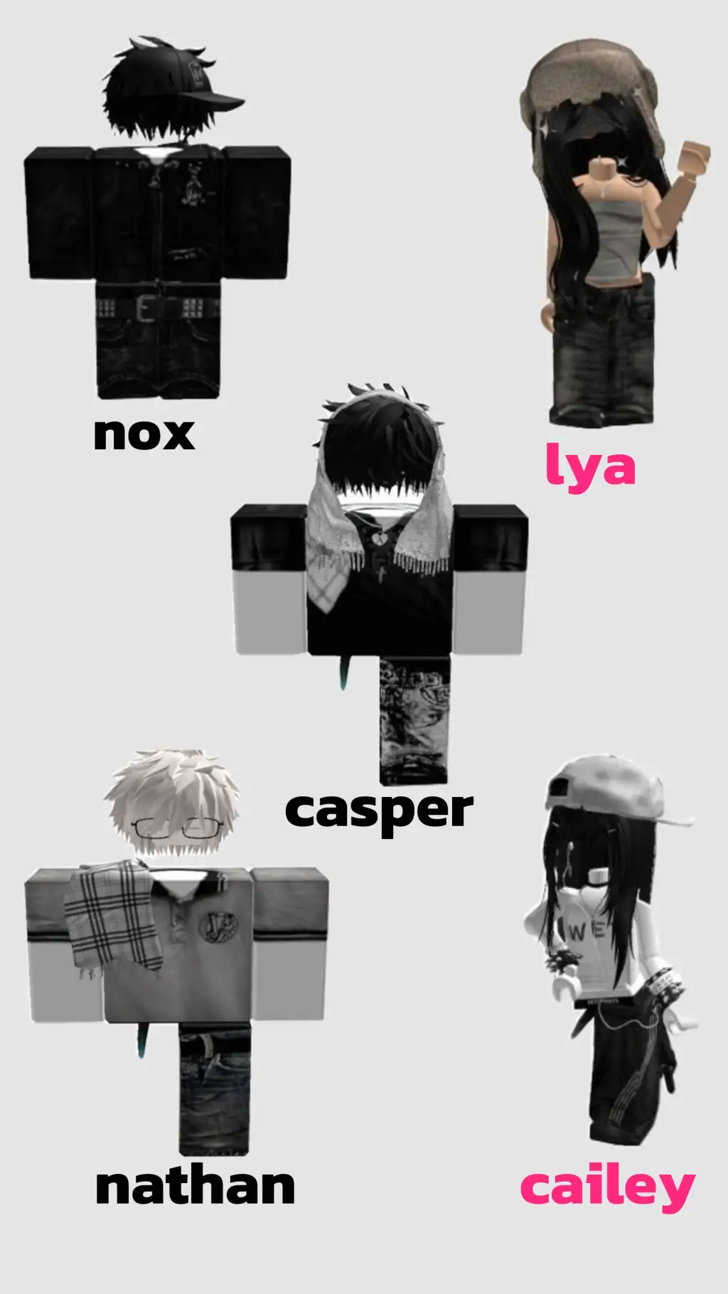 ai character: Roblox gc background