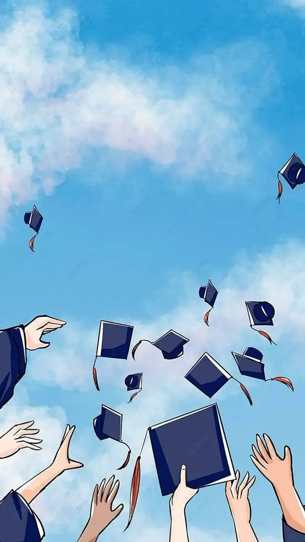 ai character: last day of school background