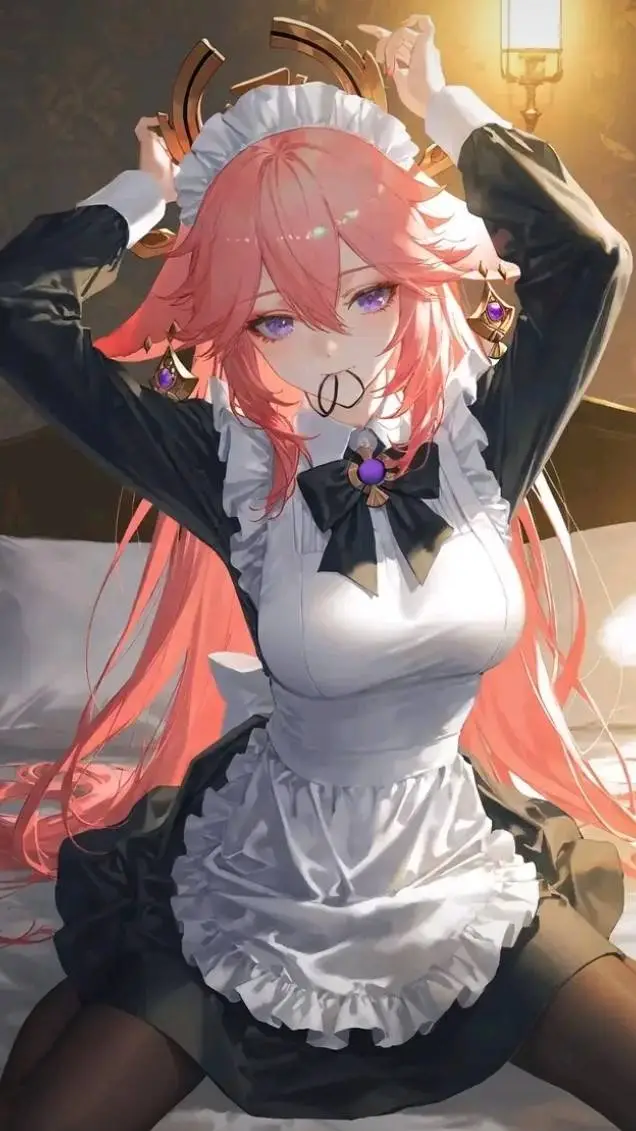 ai character: Yae Miko (Maid) background