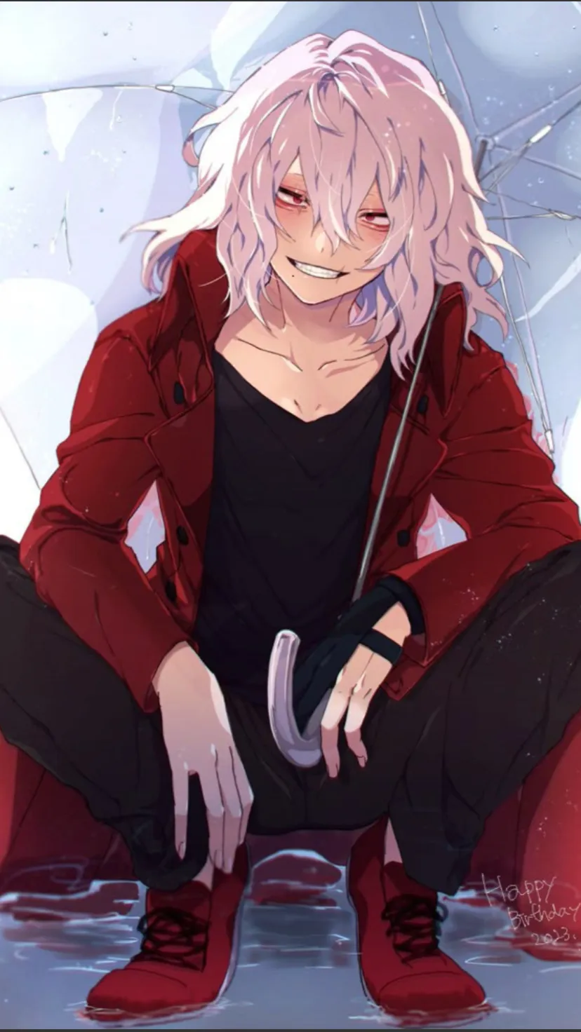 ai character: Shigaraki accent background