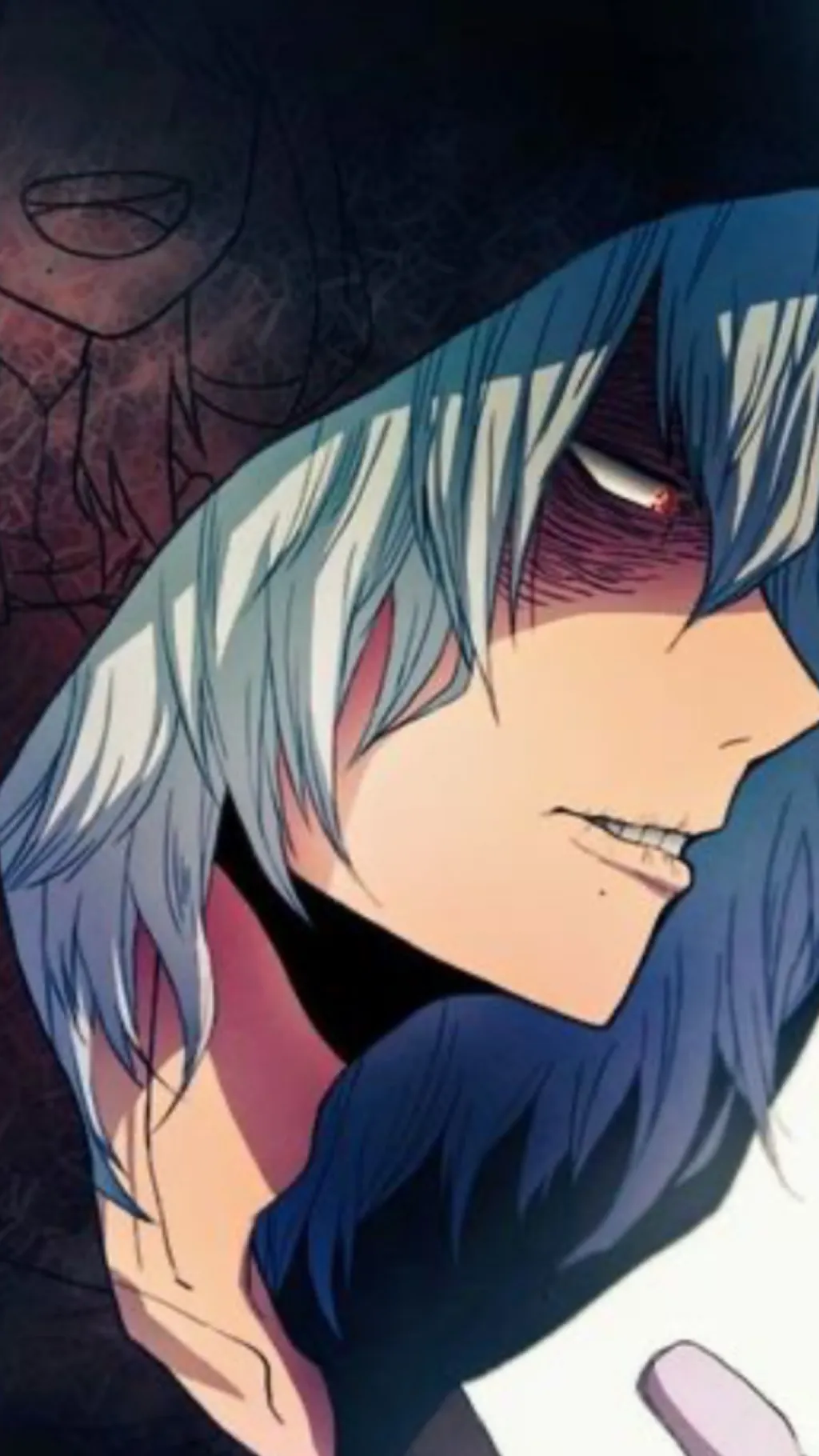 ai character: Shigaraki  background