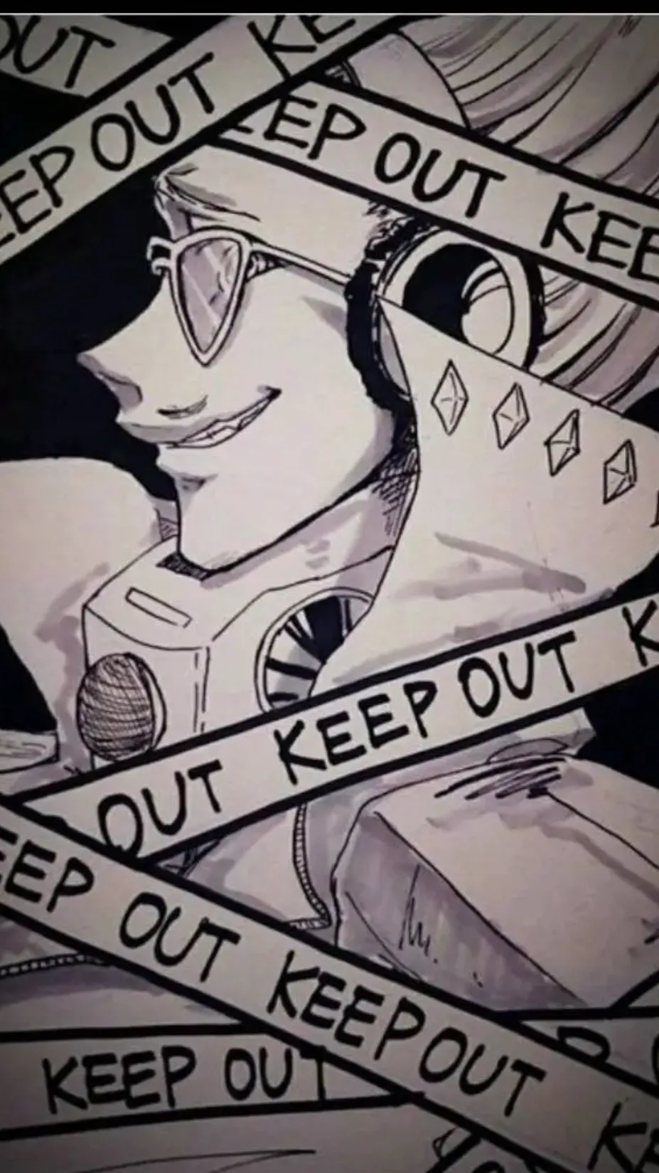 ai character: Present mic  background