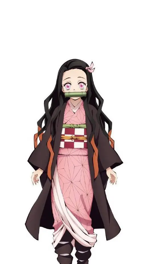 ai character: zenitsu x nezuko  background