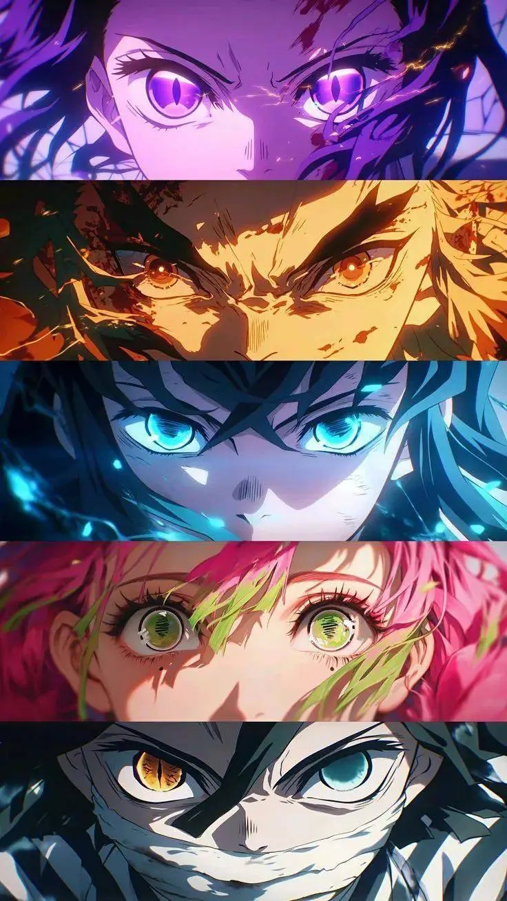 ai character: kny reunión  background