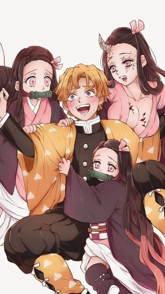 ai character: 10 nezuko  background