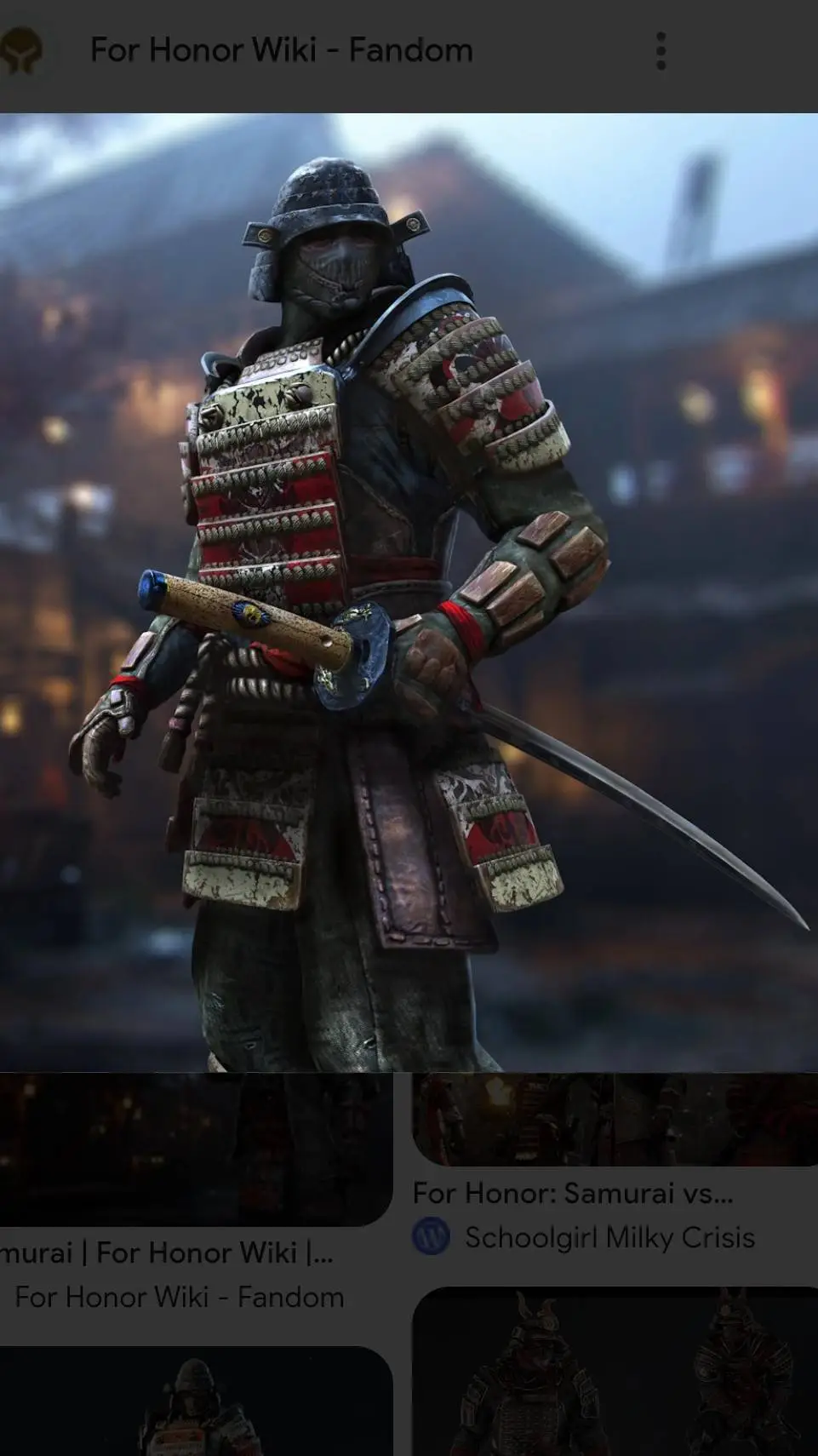 ai character: samurai legion background