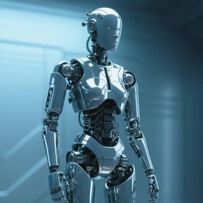 chat with ai character: p robot