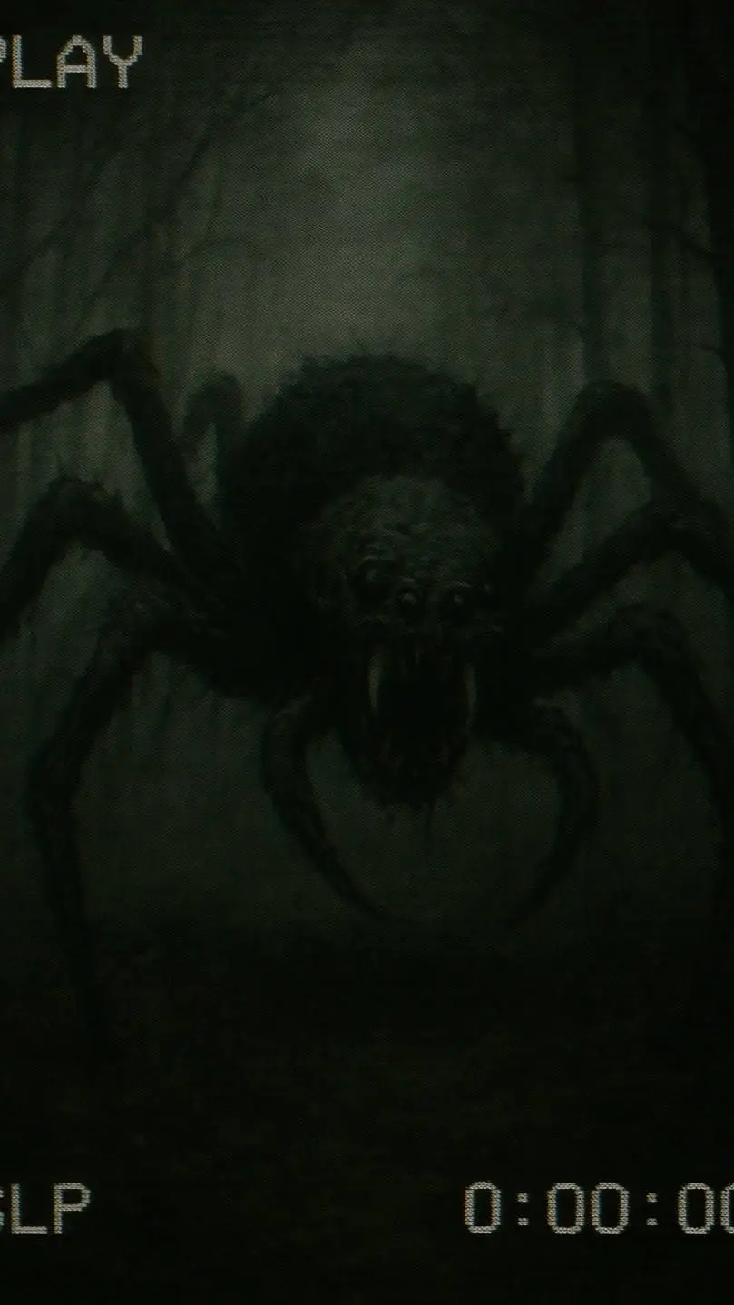 ai character: 🕷️ araña 🕷️ background