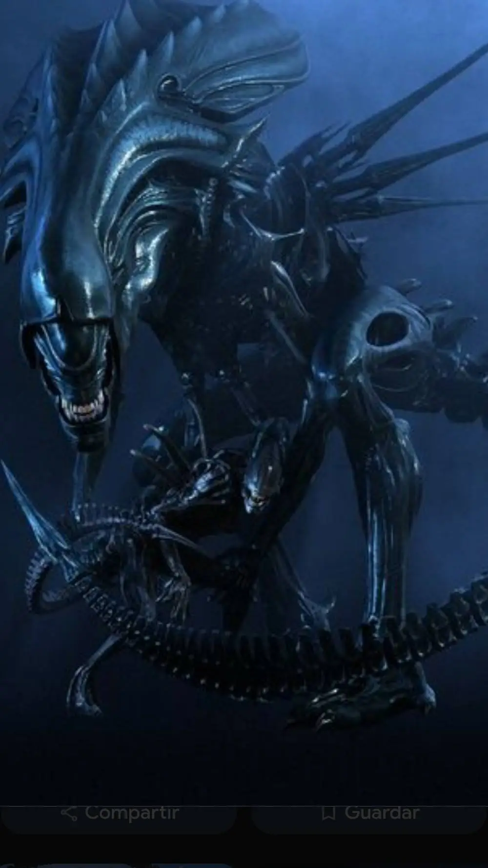 ai character: xenomorfo background