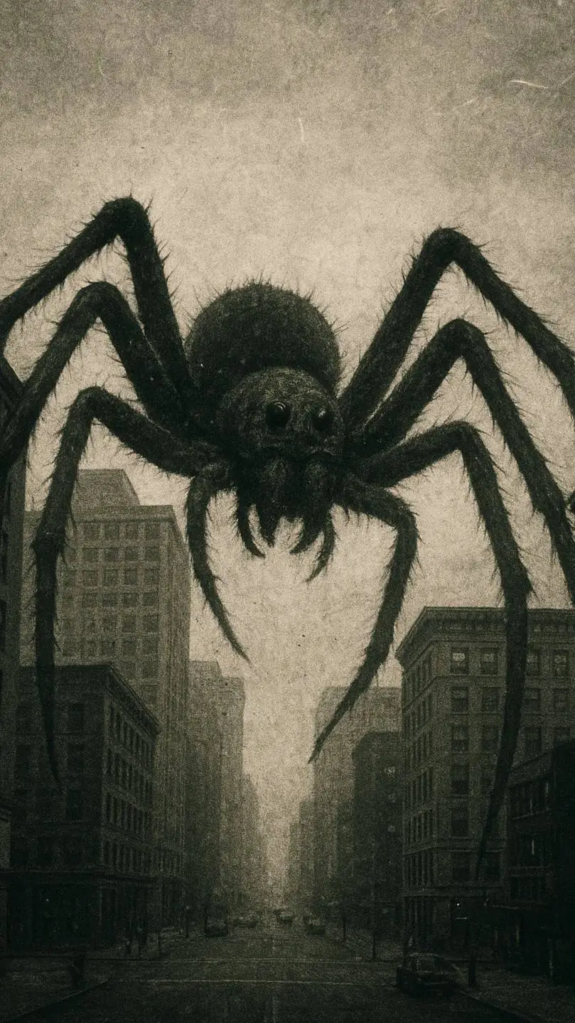 ai character: 🕷️ araña 🕷️ background