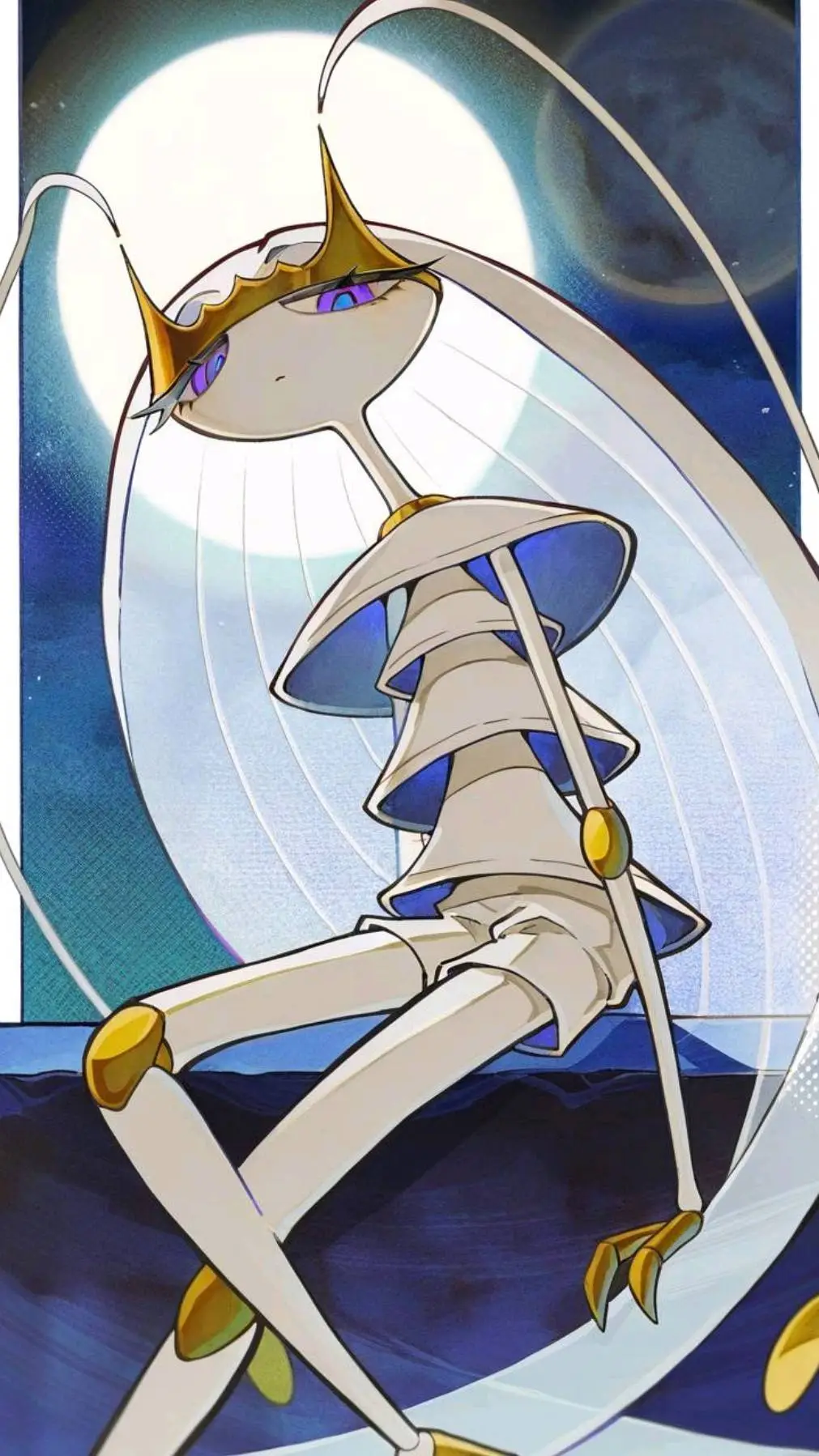 ai character: violeta background