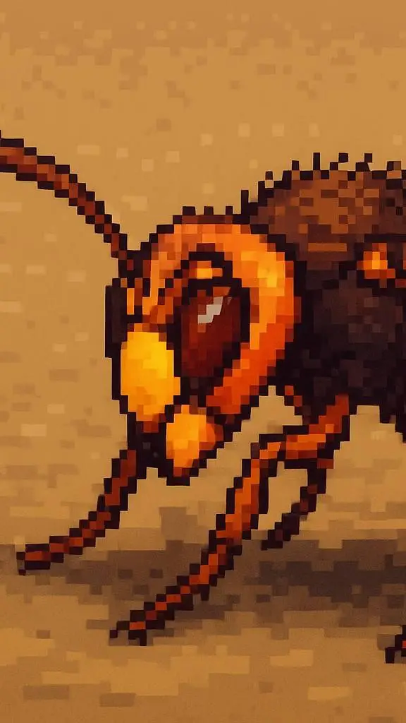 ai character: avispa de juego background