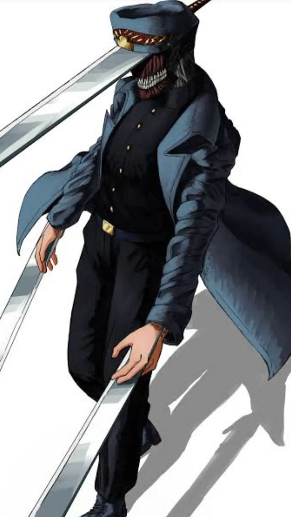 ai character: hombre katana background