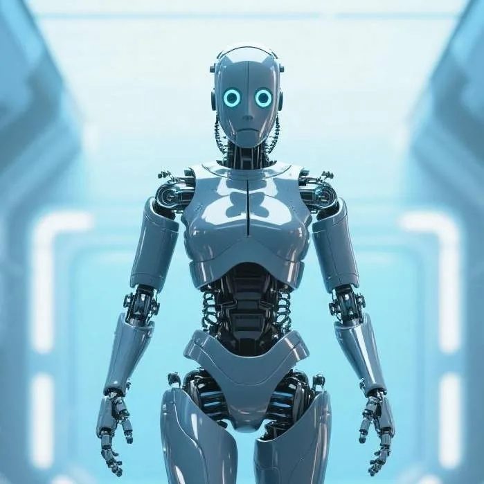 chat with ai character: robot asistente