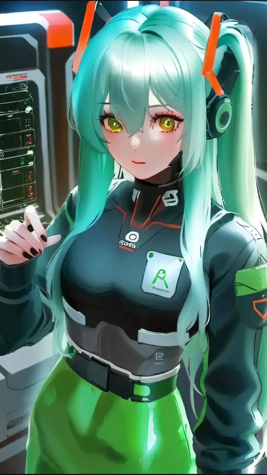 ai character: Amelia (V2-ML) background