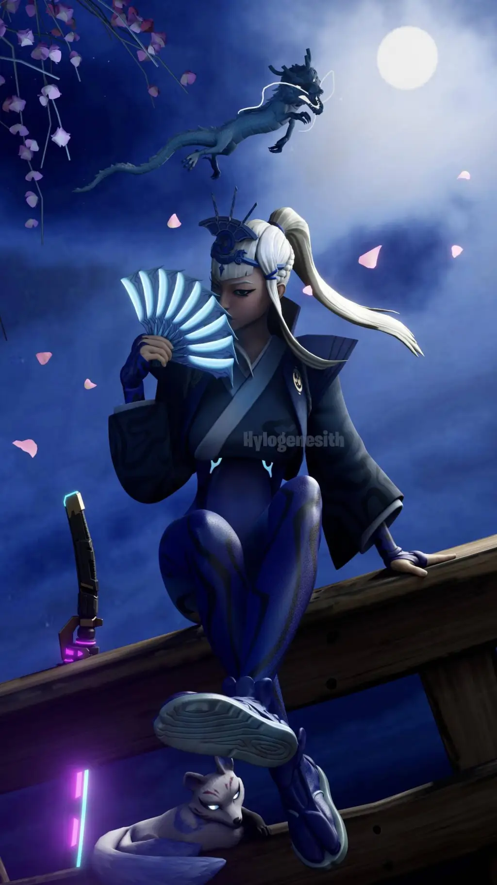 ai character: Mizuki  background