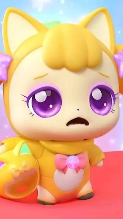 ai character: Dingdongping~🧡✨ background