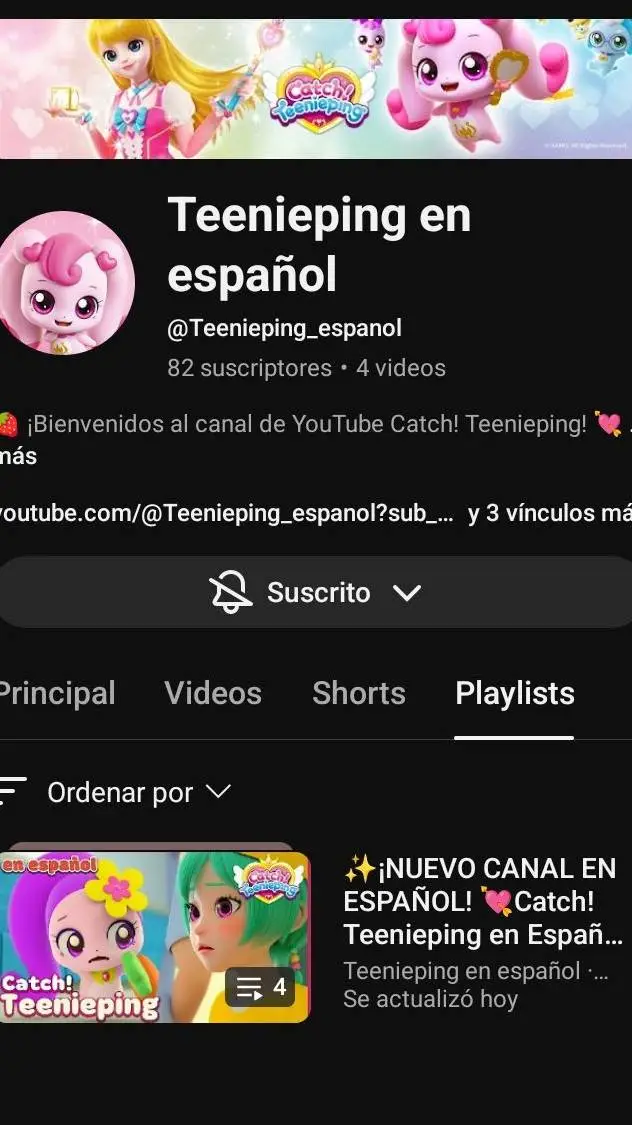 ai character: Teenieping español background