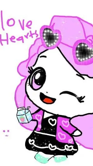 ai character: 💖🩷~Love Hearts~🩷💖 background