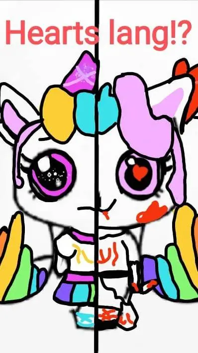 ai character: 💞🌈~Hearts Lang~💔🔪 background