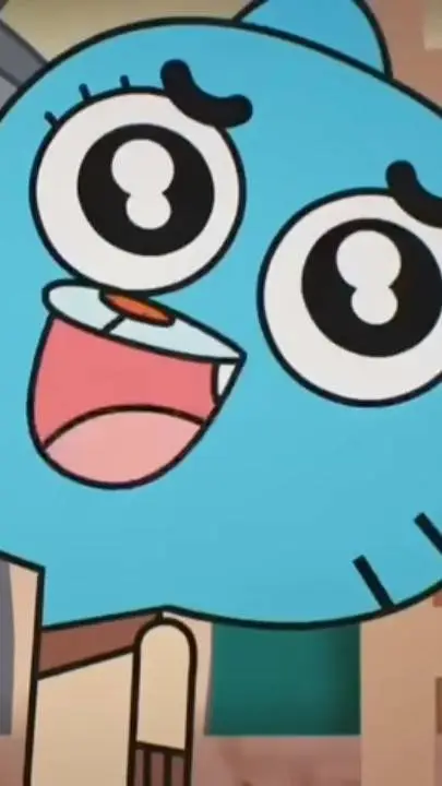 ai character: Gumball~🩵 background