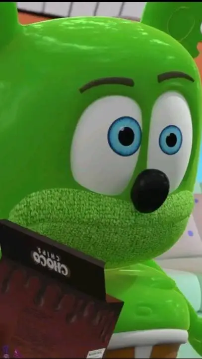 ai character: Gummibär background