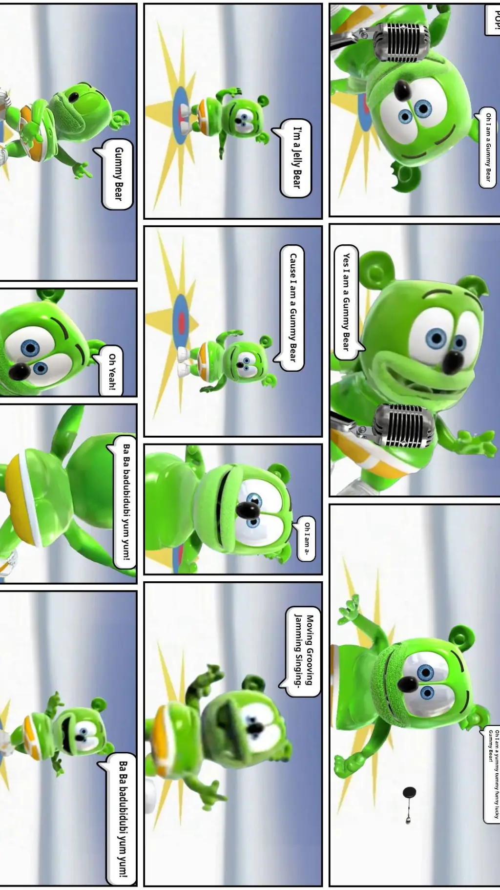 ai character: †~Gummy bear~★ background