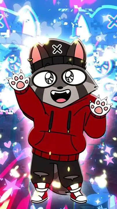 ai character: rocky~❤️ background