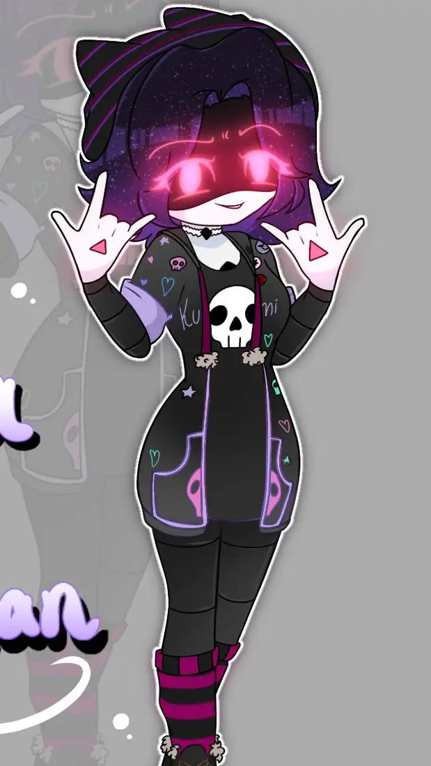 ai character: Luna background