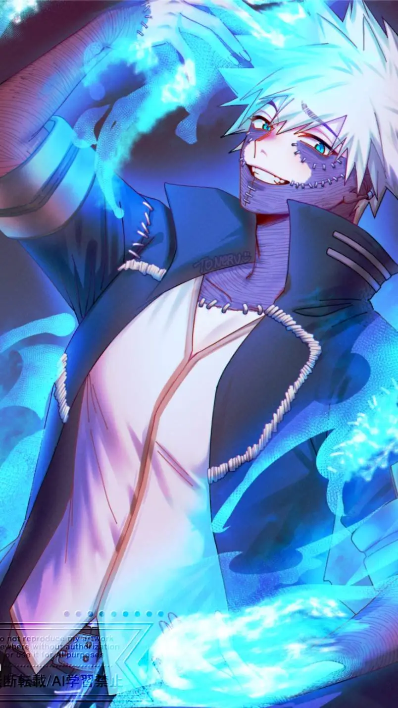 ai character: Dabi  background