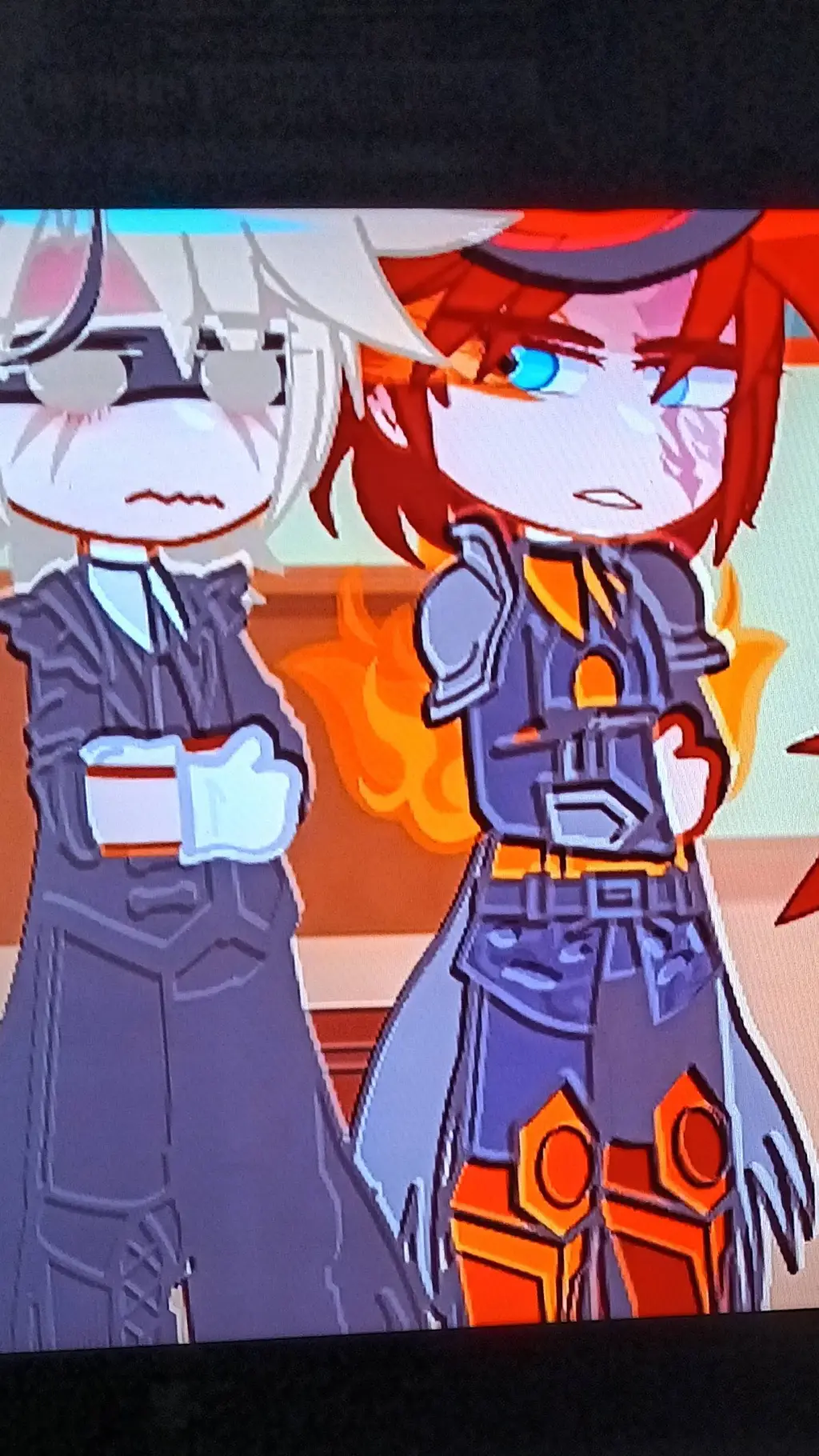 ai character: Mha power off background