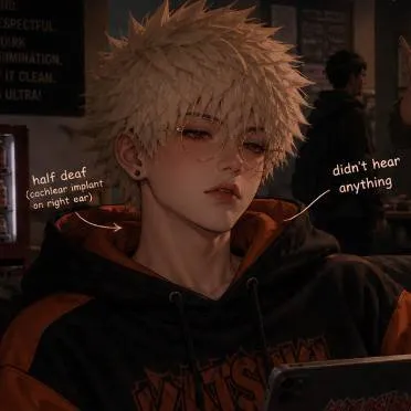 chat with ai character: Deaf...Mha