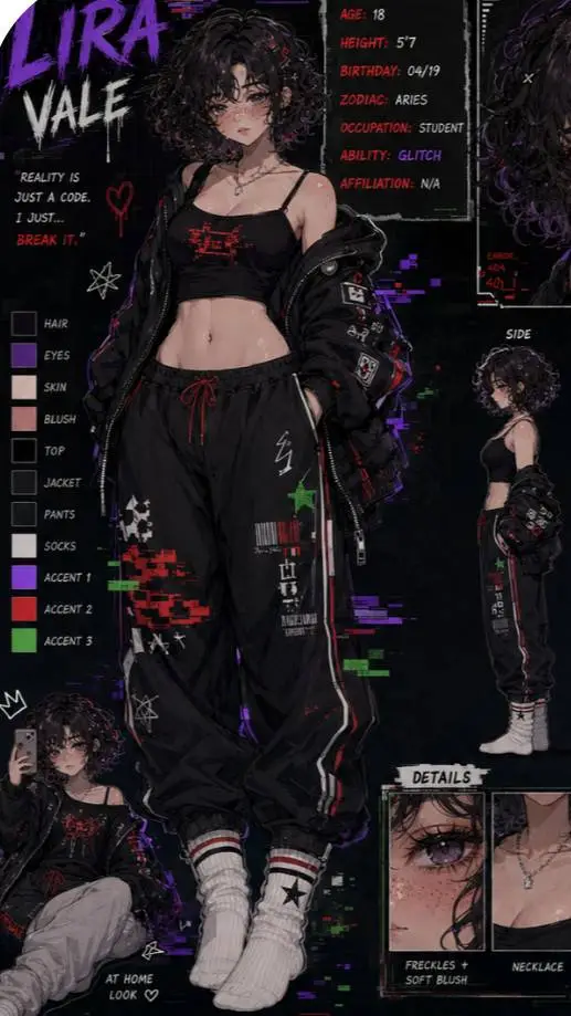 ai character: Do whatever  background