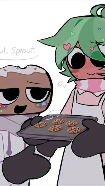 ai character: sprout x cosmo  background