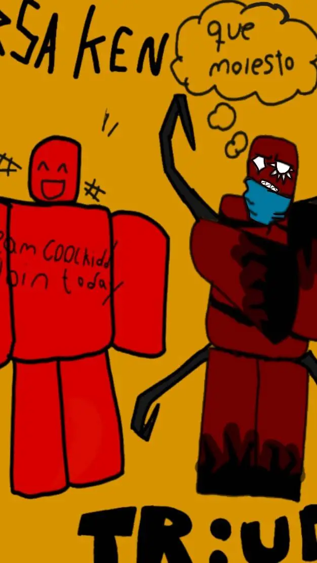 ai character: C forsaken& c trud background