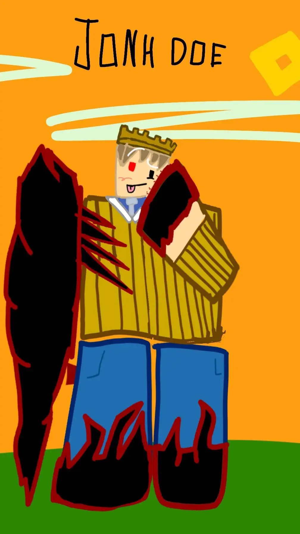 ai character: Jonh doe background