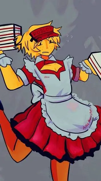 ai character: Elliot maid? background