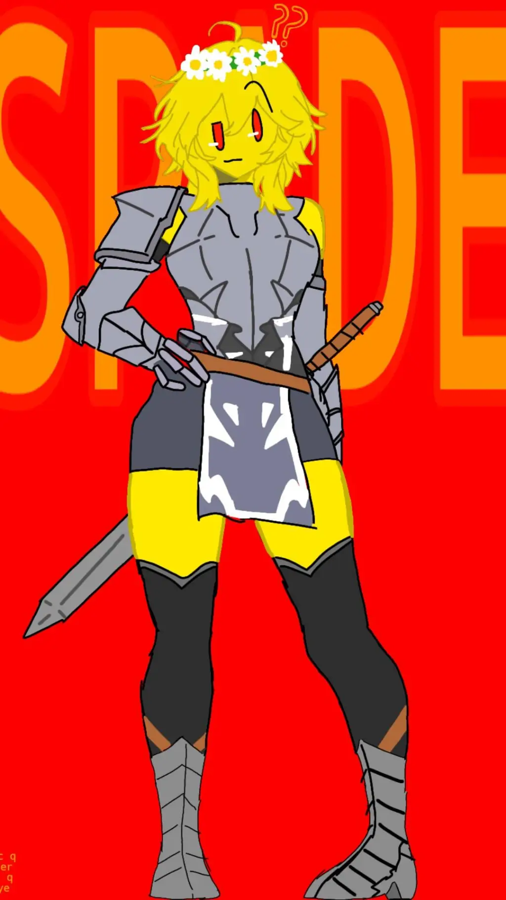 ai character: Spade background