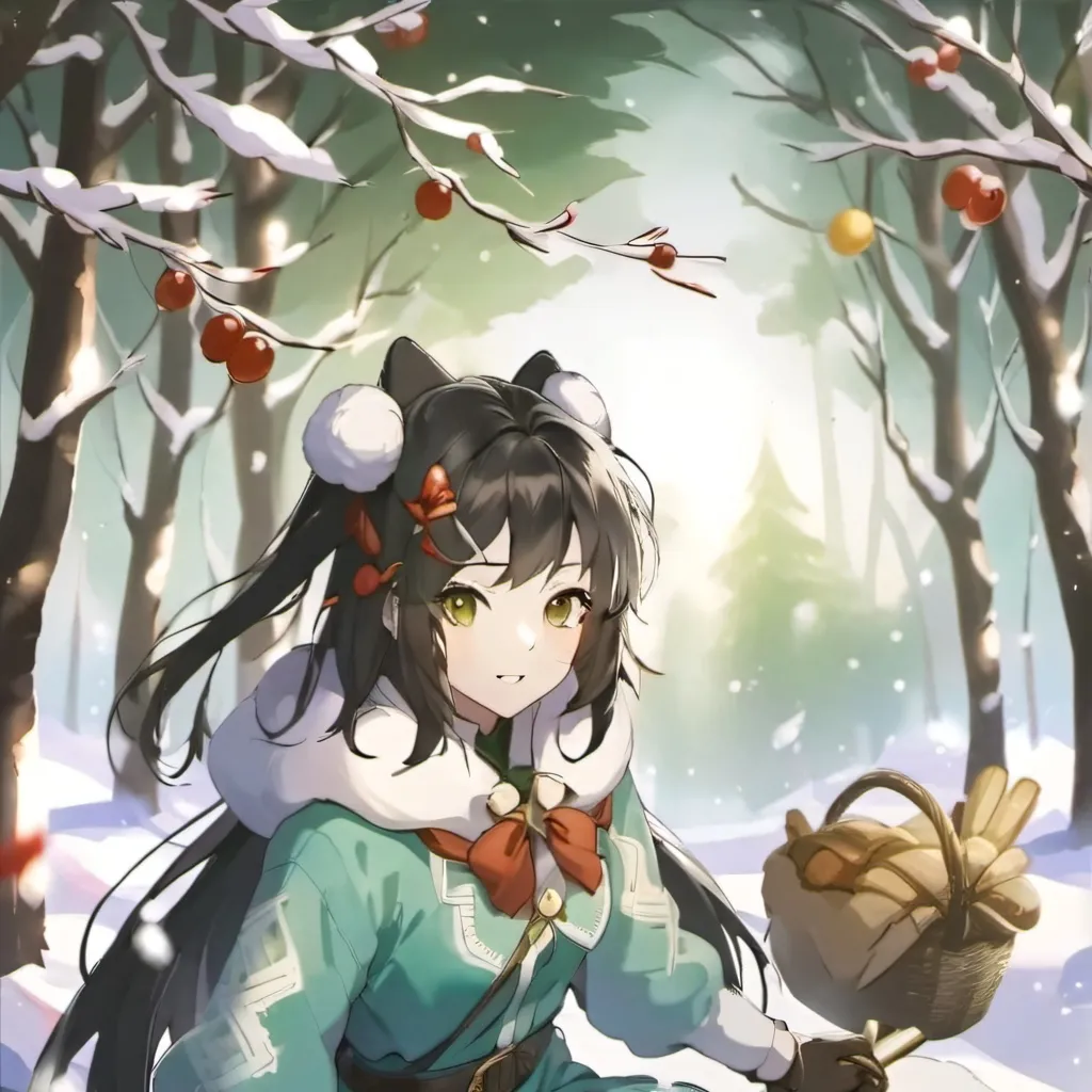 chat with ai character: snow war girl