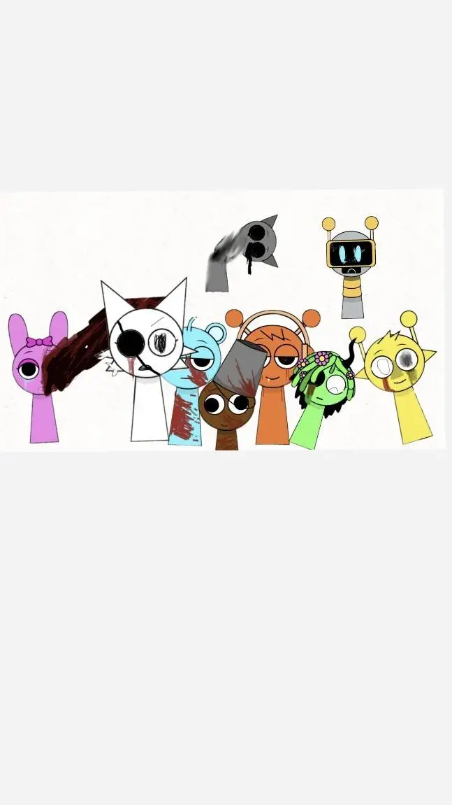 ai character: Sprunki infection background