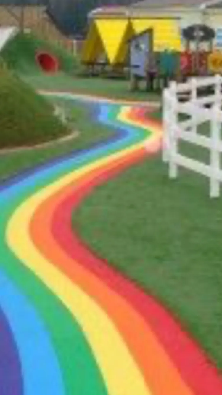 ai character: Happy town background