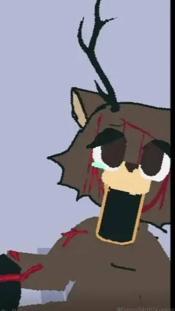 ai character: deer background