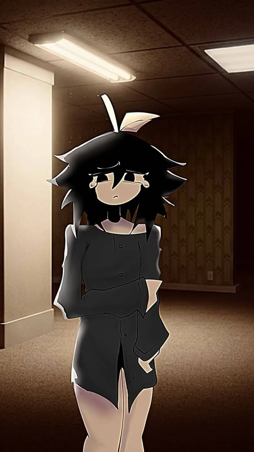 ai character: Abbie in Backrooms background