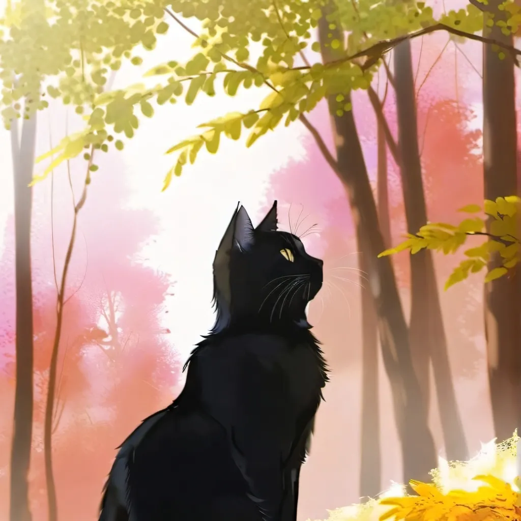 chat with ai character: black cat