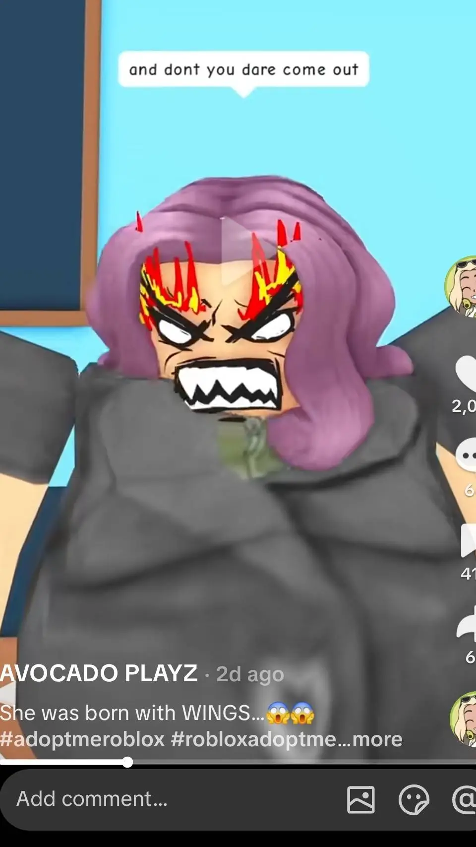 ai character: cadoplayz academy background