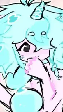 ai character: evil uni x balloon background