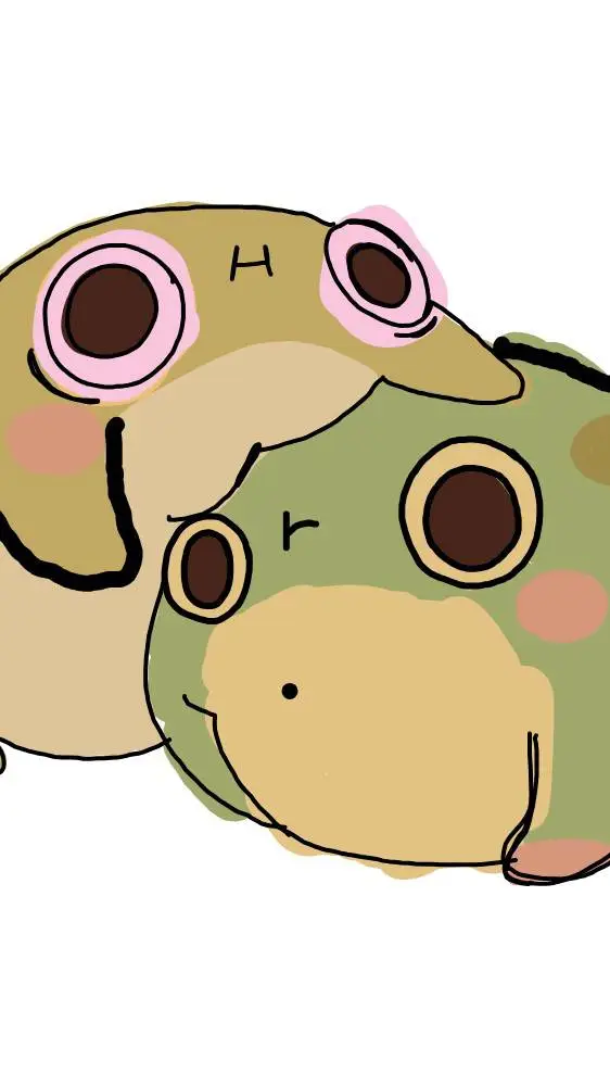 ai character: frogs background