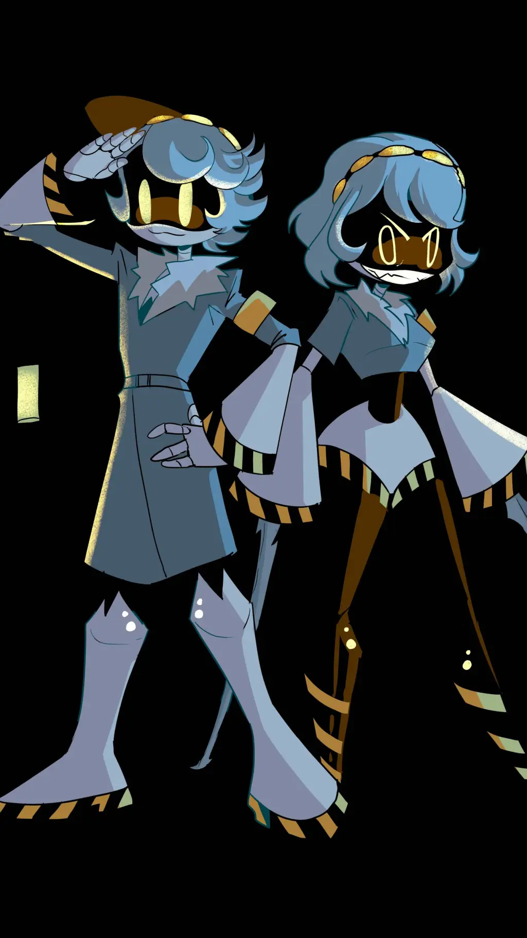 ai character: MD N and V background