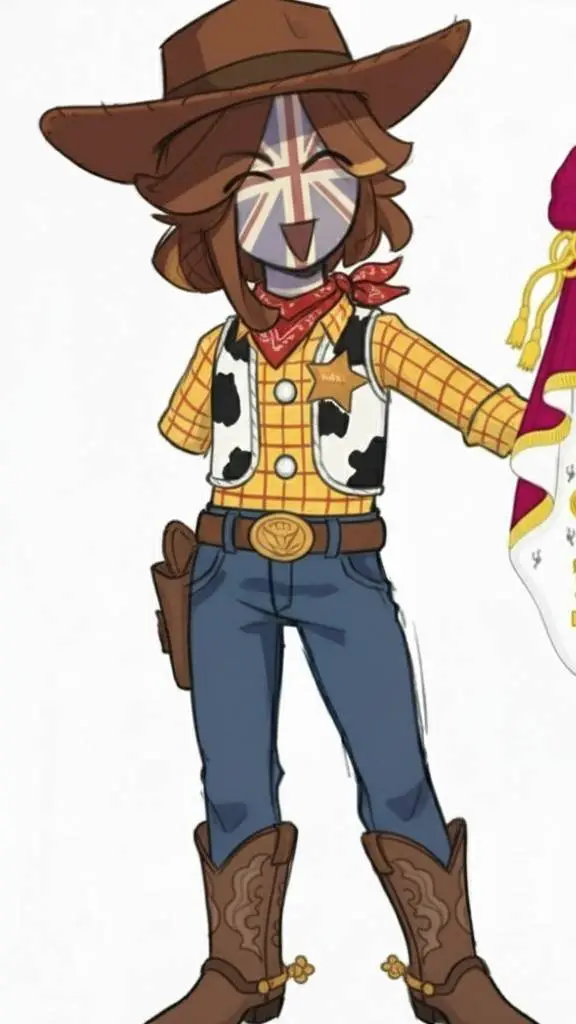 ai character: woody girl  background